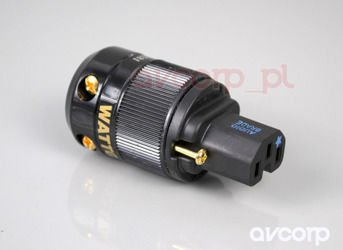 Wattgate 350i Au Gold - Audio Grade (černý) - konektor IEC C15