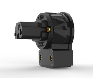 Viborg LF505G - úhlový konektor IEC C15