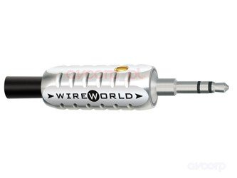 Mini jack 3,5 Wireworld se stříbrným 6,5mm tělem