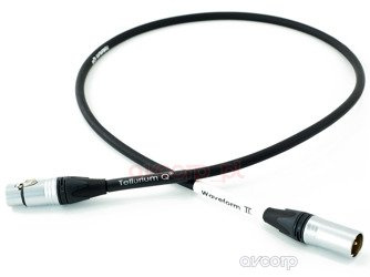 Černý digitální XLR kabel Tellurium Q