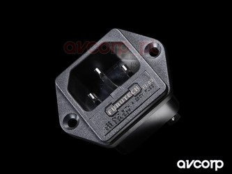 Furutech FI-03 (R) - montážní zásuvka IEC s pojistkou