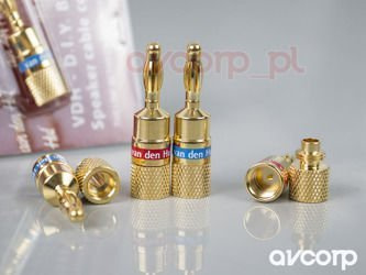 Van den Hul DIY reproduktorový konektor - banánový