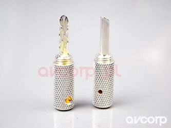 Wireworld SILVER BANANA Uni-Term se zásuvkou - banánky