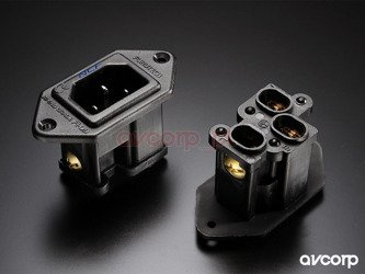 Furutech FI-09 (R) NCF - montážní zásuvka IEC