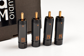 RAMM Audio 30782LG - RCA konektory pro pájení - Ø=8.80mm