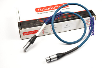 Modrý digitální XLR kabel Tellurium Q