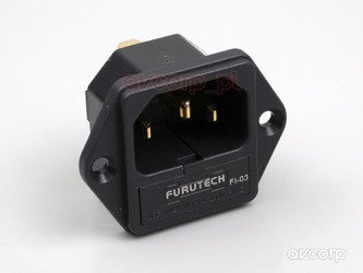 Furutech FI-03 (G) - montážní zásuvka EIC s pojistkou
