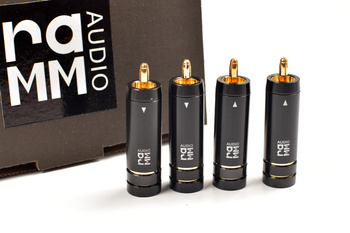 RAMM Audio 30891GT - RCA konektory bez pájení - Ø=9.90mm