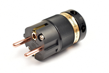 IeGO 8055-Cu - konektor schuko - černý - Furukawa měď