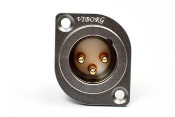 Viborg CM201G - konektor XLR samec