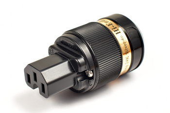 IeGO 8065-Tu - konektor IEC C15 - černý - postříbřená měď Furukawa